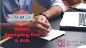 5 Must Do When Applying For Job